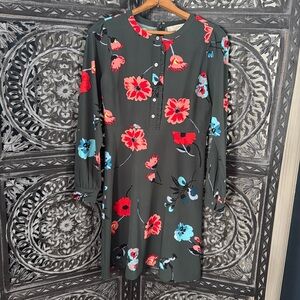 Loft floral green dress. One of my fav. great condition. size 0